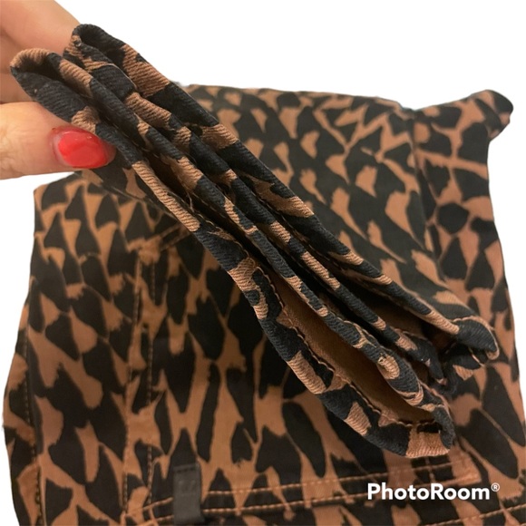 Joe’s Jeans Wild Collection The Skinny Animal Print Tan Black Jeans - Size 27 - Picture 7 of 10